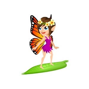 Minka the Butterfly Pixie Surfer